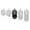 CockLock Cage de chasteté Dotty L 9.5 x 3.9cm Noire